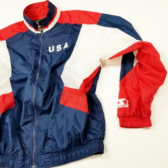 VTG Mens Starter USA 1996 Atlanta Olympics Jacket - Picture 4 of 8